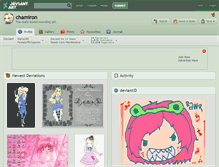 Tablet Screenshot of chamiron.deviantart.com
