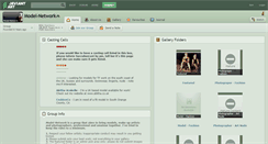 Desktop Screenshot of model-network.deviantart.com