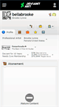 Mobile Screenshot of bellabrooke.deviantart.com