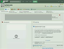 Tablet Screenshot of bellabrooke.deviantart.com