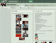 Tablet Screenshot of mcrmykilljoys.deviantart.com