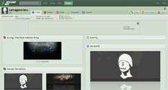 Desktop Screenshot of carnagereview.deviantart.com