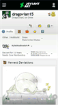 Mobile Screenshot of dragovian15.deviantart.com
