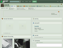 Tablet Screenshot of breivik.deviantart.com