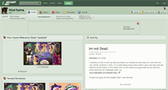 Desktop Screenshot of hisui-hyena.deviantart.com