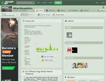 Tablet Screenshot of hitlerxmussolini.deviantart.com