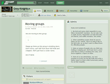 Tablet Screenshot of grey-knights.deviantart.com