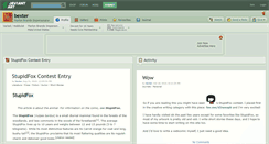 Desktop Screenshot of bexter.deviantart.com
