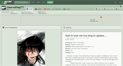 Desktop Screenshot of chaos-nothing777.deviantart.com