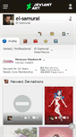 Mobile Screenshot of el-samurai.deviantart.com