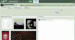 Desktop Screenshot of dr490nw4rri0r.deviantart.com