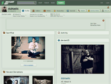 Tablet Screenshot of dubtastic.deviantart.com