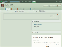 Tablet Screenshot of michiru-kaioh.deviantart.com