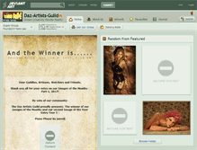 Tablet Screenshot of daz-artists-guild.deviantart.com