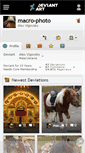 Mobile Screenshot of macro-photo.deviantart.com