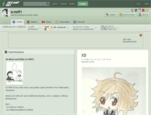 Tablet Screenshot of e-no91.deviantart.com