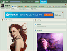 Tablet Screenshot of amyhoi.deviantart.com