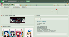 Desktop Screenshot of maverick-no-knight.deviantart.com