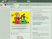 Tablet Screenshot of nico-utaite.deviantart.com
