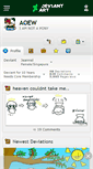 Mobile Screenshot of aoew.deviantart.com