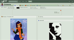 Desktop Screenshot of chrissiannie.deviantart.com