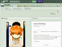 Tablet Screenshot of minyatto.deviantart.com