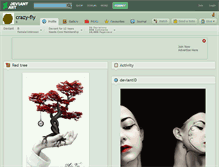 Tablet Screenshot of crazy-fly.deviantart.com
