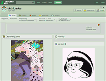 Tablet Screenshot of okchickadee.deviantart.com