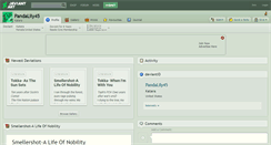 Desktop Screenshot of pandalily45.deviantart.com