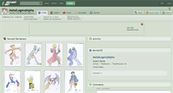 Desktop Screenshot of metallegendalpha.deviantart.com