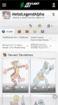 Mobile Screenshot of metallegendalpha.deviantart.com