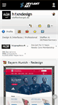 Mobile Screenshot of h1xndesign.deviantart.com