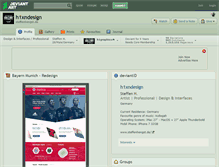Tablet Screenshot of h1xndesign.deviantart.com