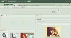 Desktop Screenshot of devanleighrenai.deviantart.com