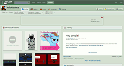 Desktop Screenshot of halomaximus.deviantart.com