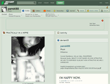 Tablet Screenshot of pamski88.deviantart.com