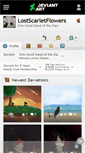 Mobile Screenshot of lostscarletflowers.deviantart.com