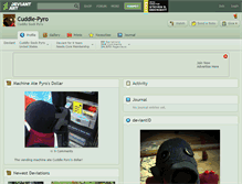 Tablet Screenshot of cuddle-pyro.deviantart.com
