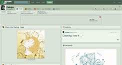 Desktop Screenshot of hakupa.deviantart.com