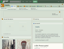 Tablet Screenshot of czeyha.deviantart.com