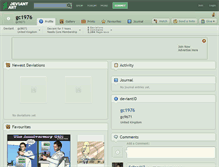 Tablet Screenshot of gc1976.deviantart.com