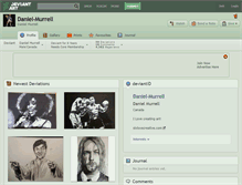 Tablet Screenshot of daniel-murrell.deviantart.com