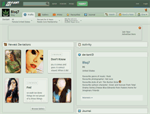 Tablet Screenshot of blsq7.deviantart.com