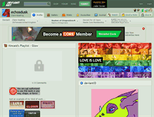 Tablet Screenshot of echosdusk.deviantart.com