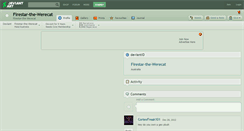 Desktop Screenshot of firestar-the-werecat.deviantart.com