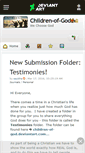 Mobile Screenshot of children-of-god.deviantart.com