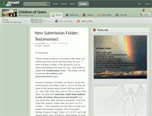 Tablet Screenshot of children-of-god.deviantart.com
