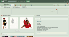 Desktop Screenshot of delunatic.deviantart.com