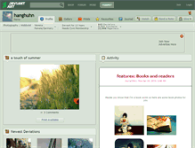 Tablet Screenshot of hanghuhn.deviantart.com