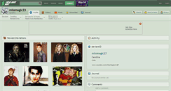 Desktop Screenshot of missmagic23.deviantart.com